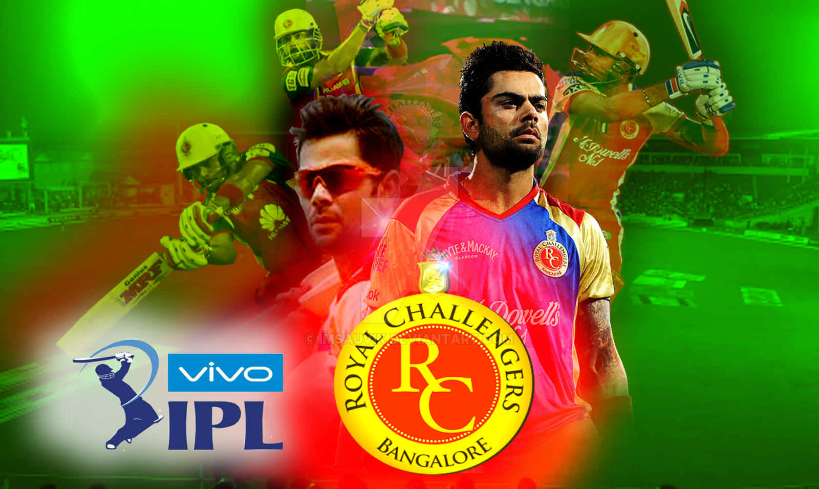 Support The Royal Challengers Bangalore Wallpaper