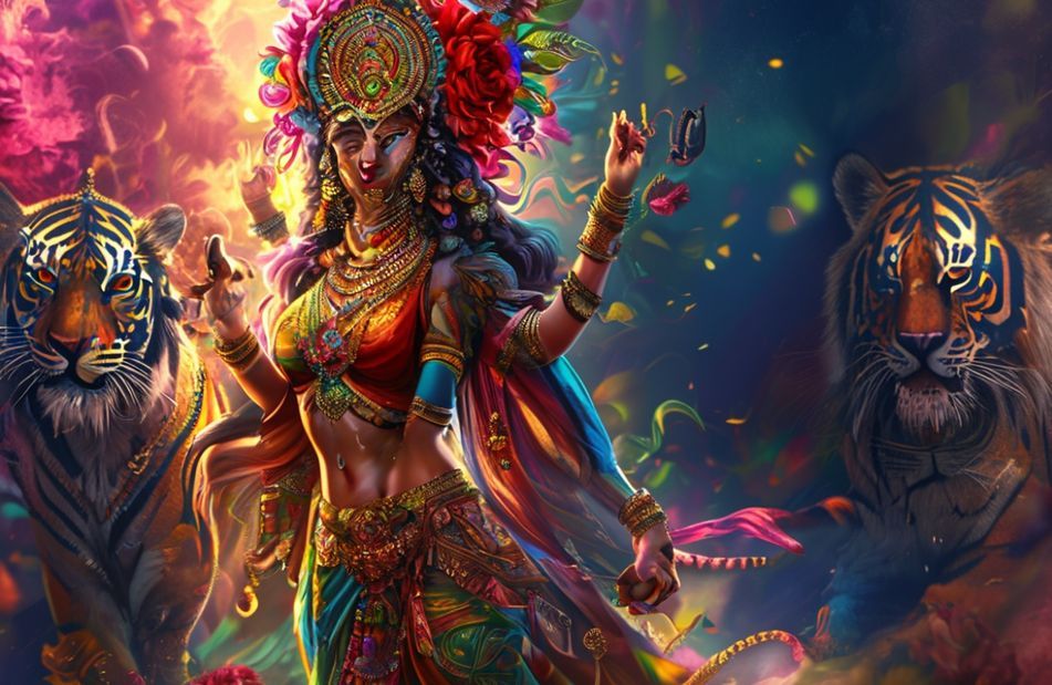 God Durga HD Wallpaper