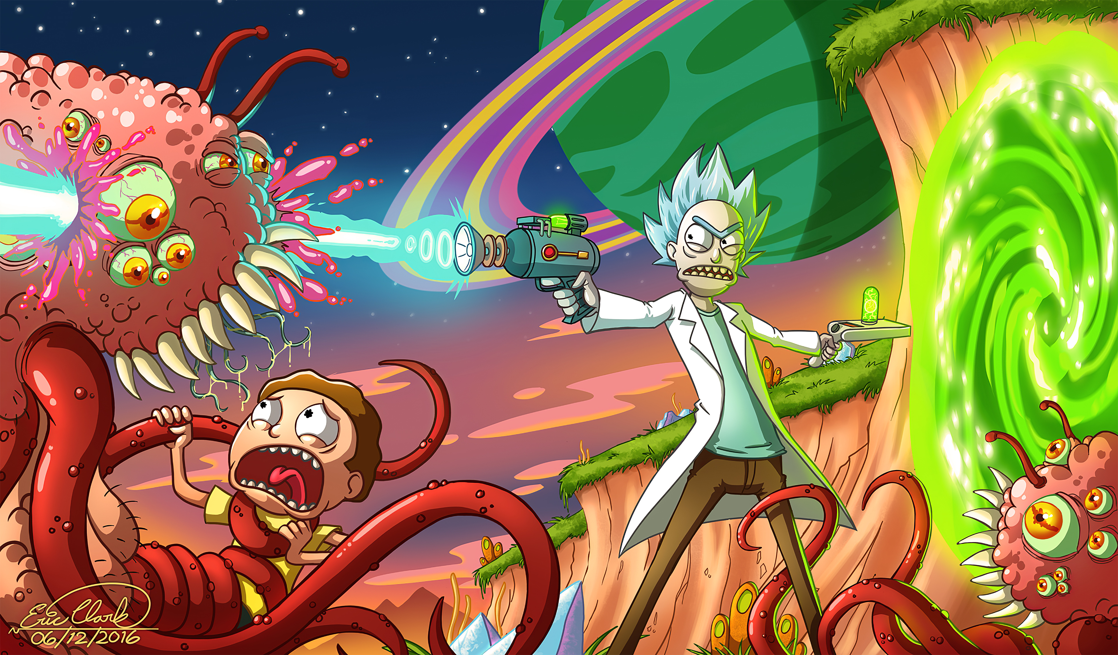 Rick And Morty Smith Adventures 4k Wallpaper HD Tv Shows