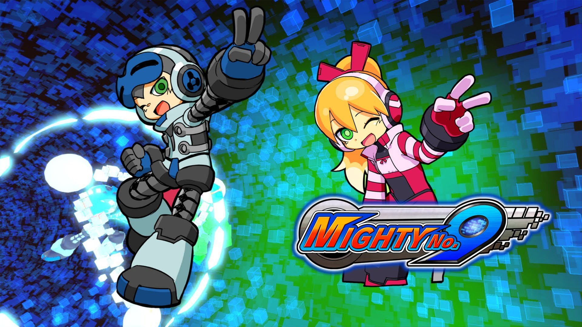 Wallpaper Mighty No Platform Mega Man Pc Ps4 Xbox One
