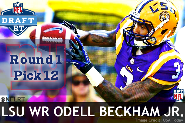 Is the Giants selection of LSU WR Odell Beckham Jr a proclamation of