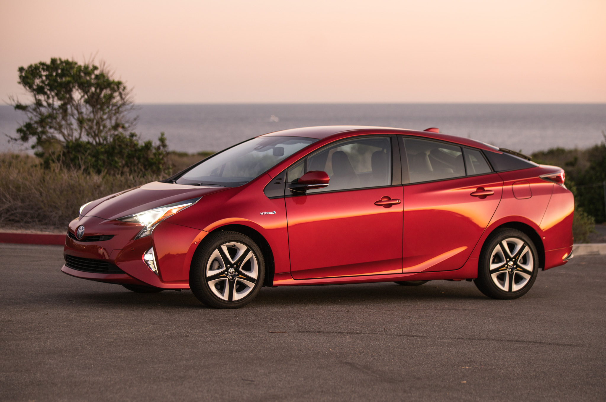 2016 Toyota Prius Two Eco Red Color Cool Cars Design