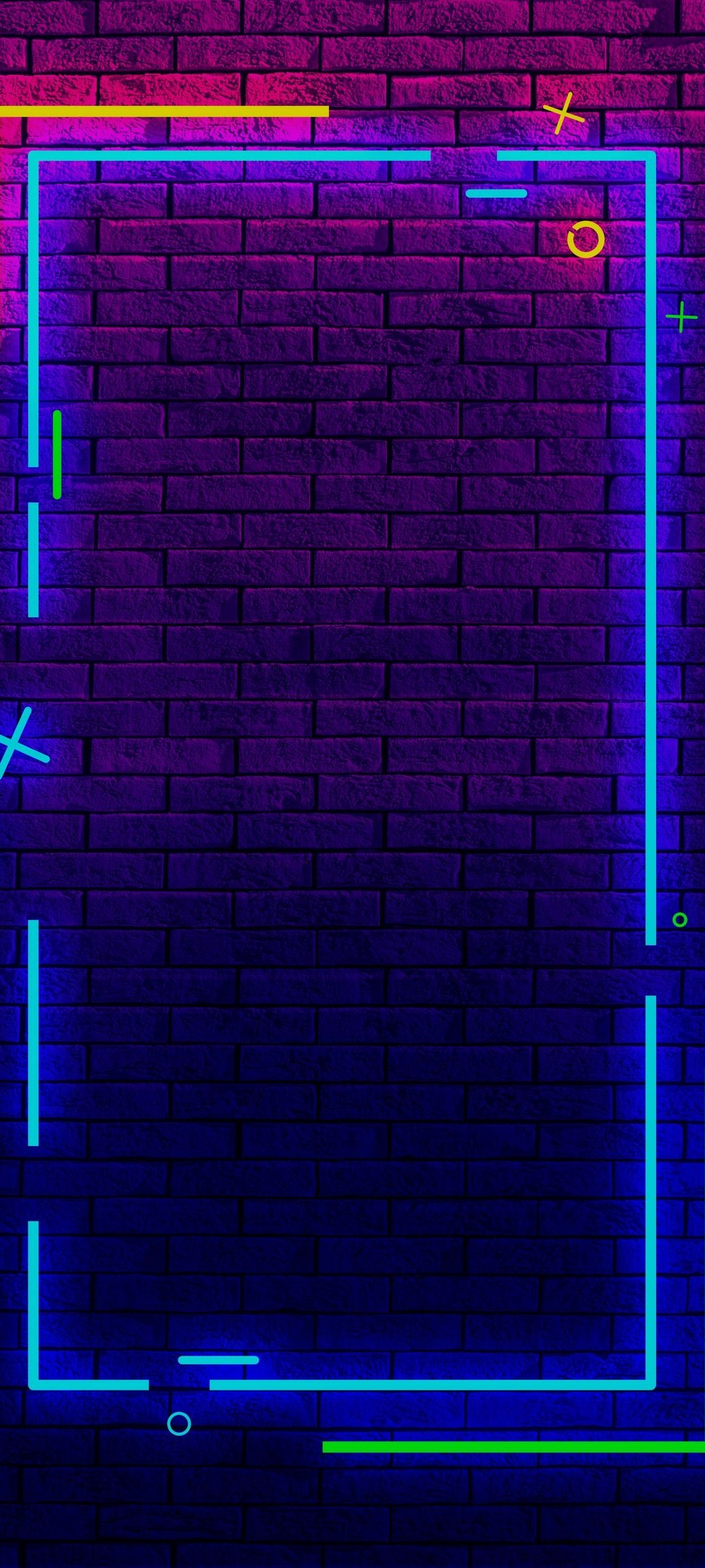 Border Neon Color Wallpaper