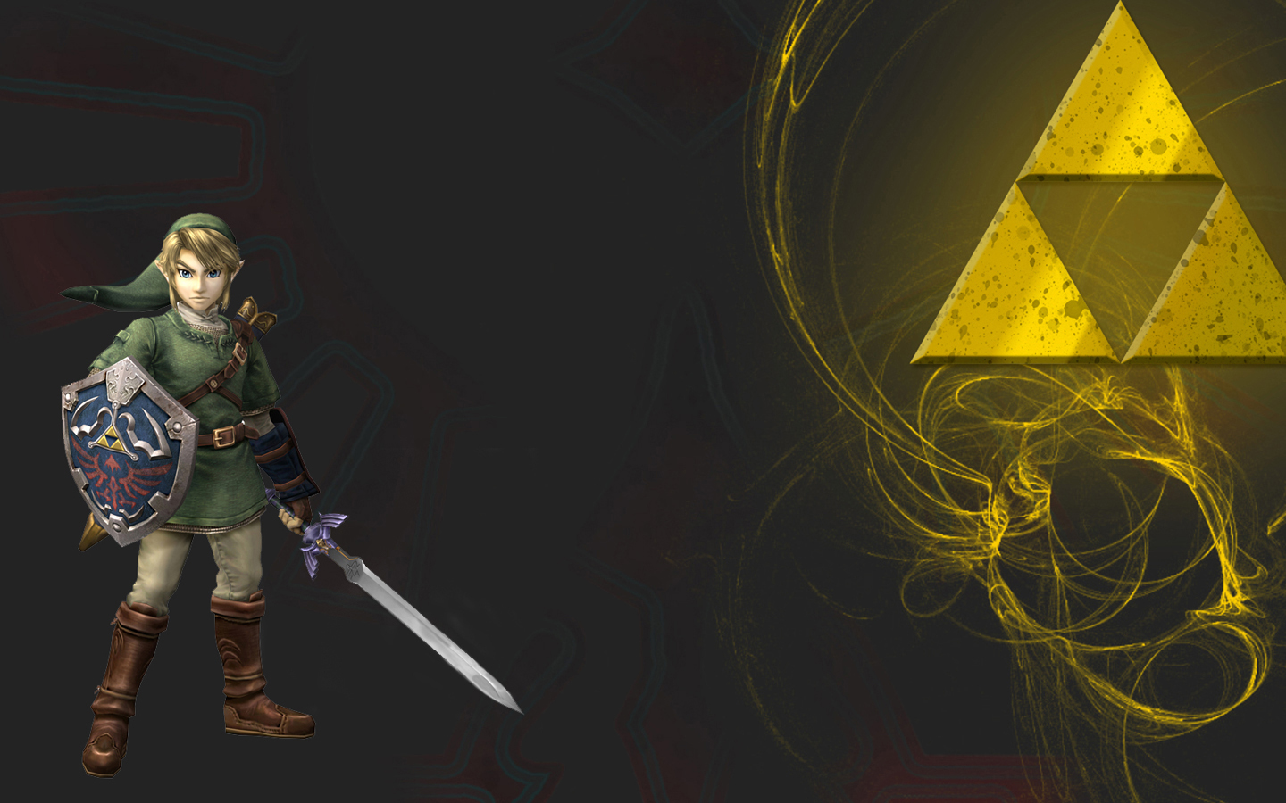 Link Triforce The Legend Of Zelda Epic HD Wallpaper General