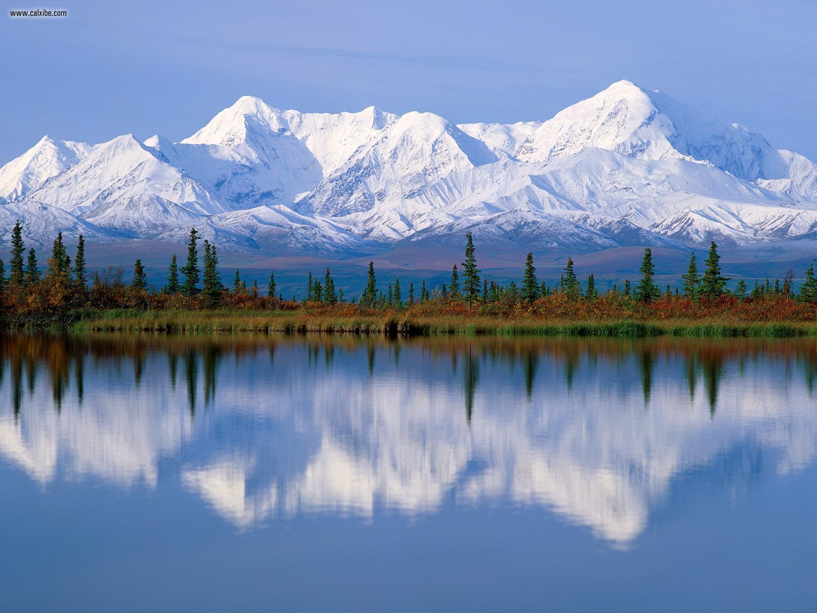 Nature Majestic Reflections Alaska Picture Nr