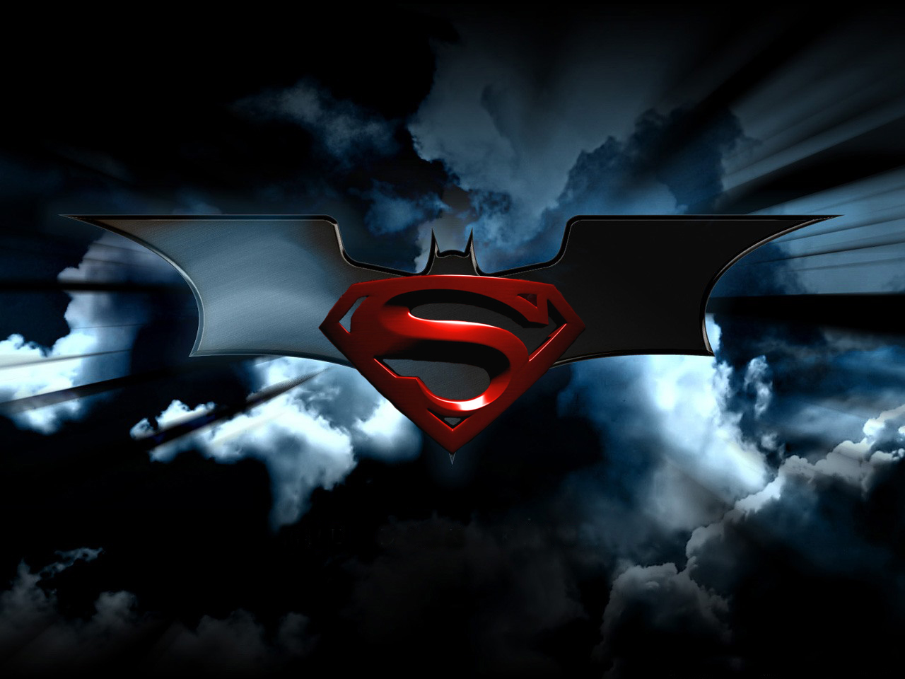 50+] Batman Superman Logo Wallpaper - WallpaperSafari