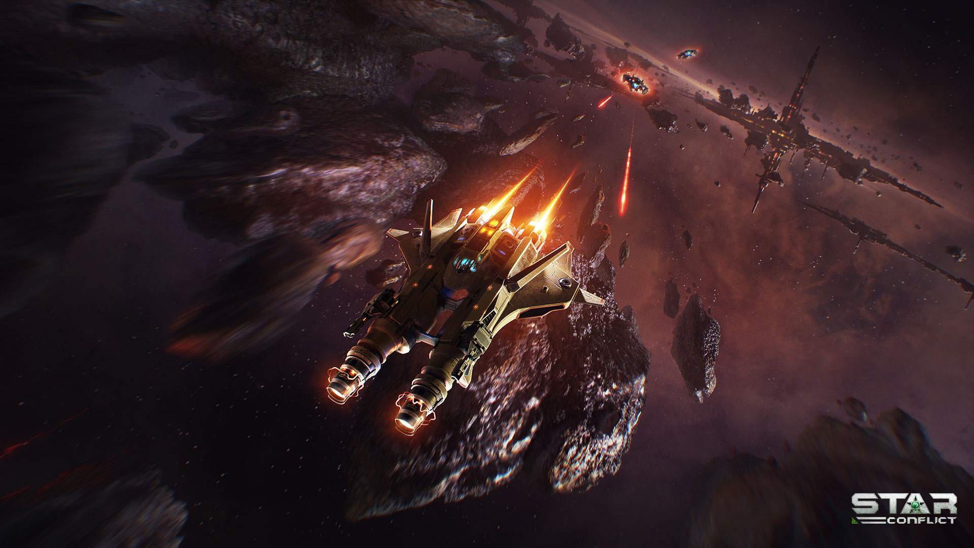 Star Conflict Mmo Space Action Wallpaper