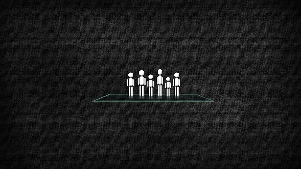 Faceless Family Wallpaper by tonzie on