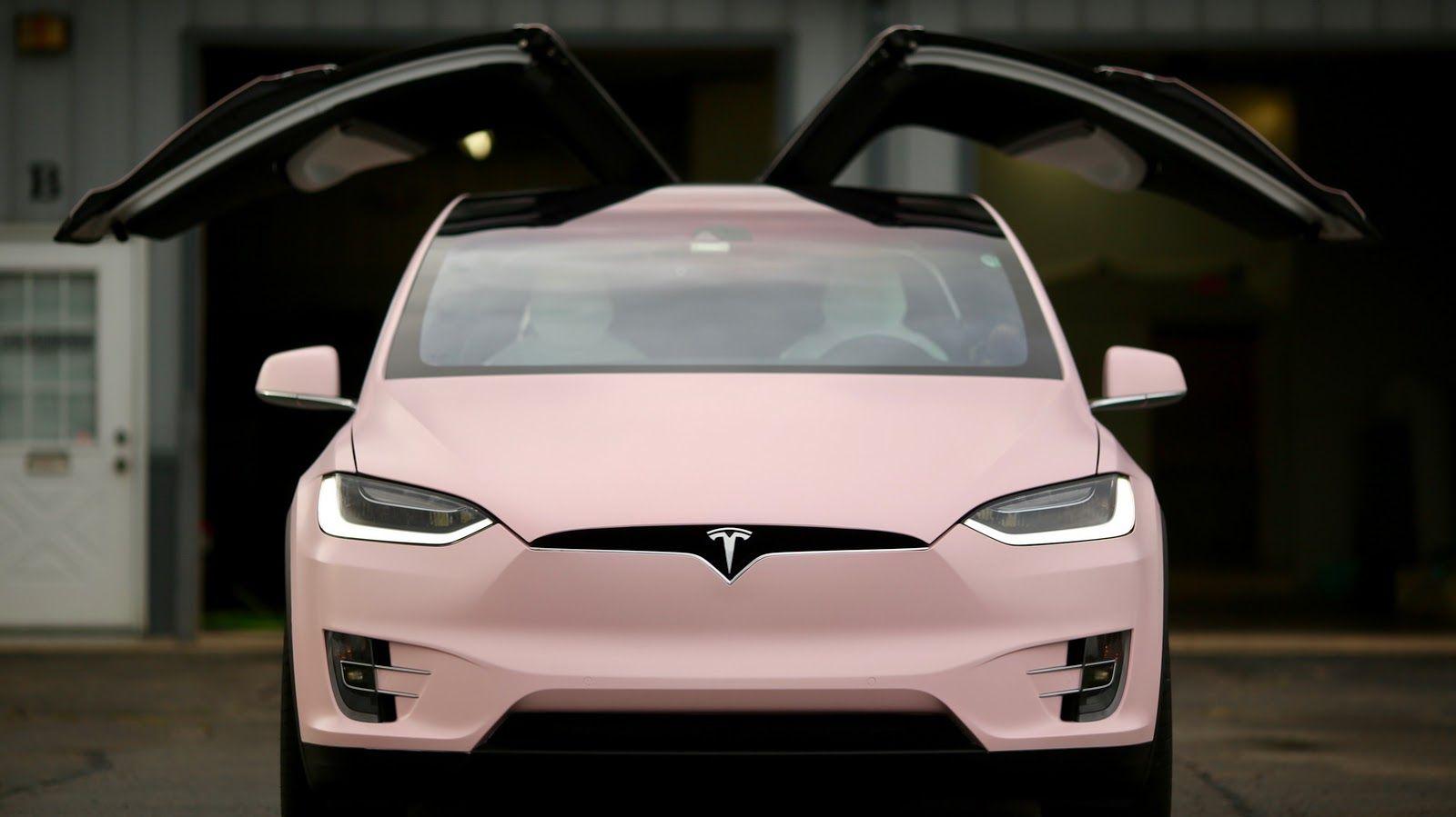 This Tesla Model X Owner Really Loves The Color Pink Carscoops