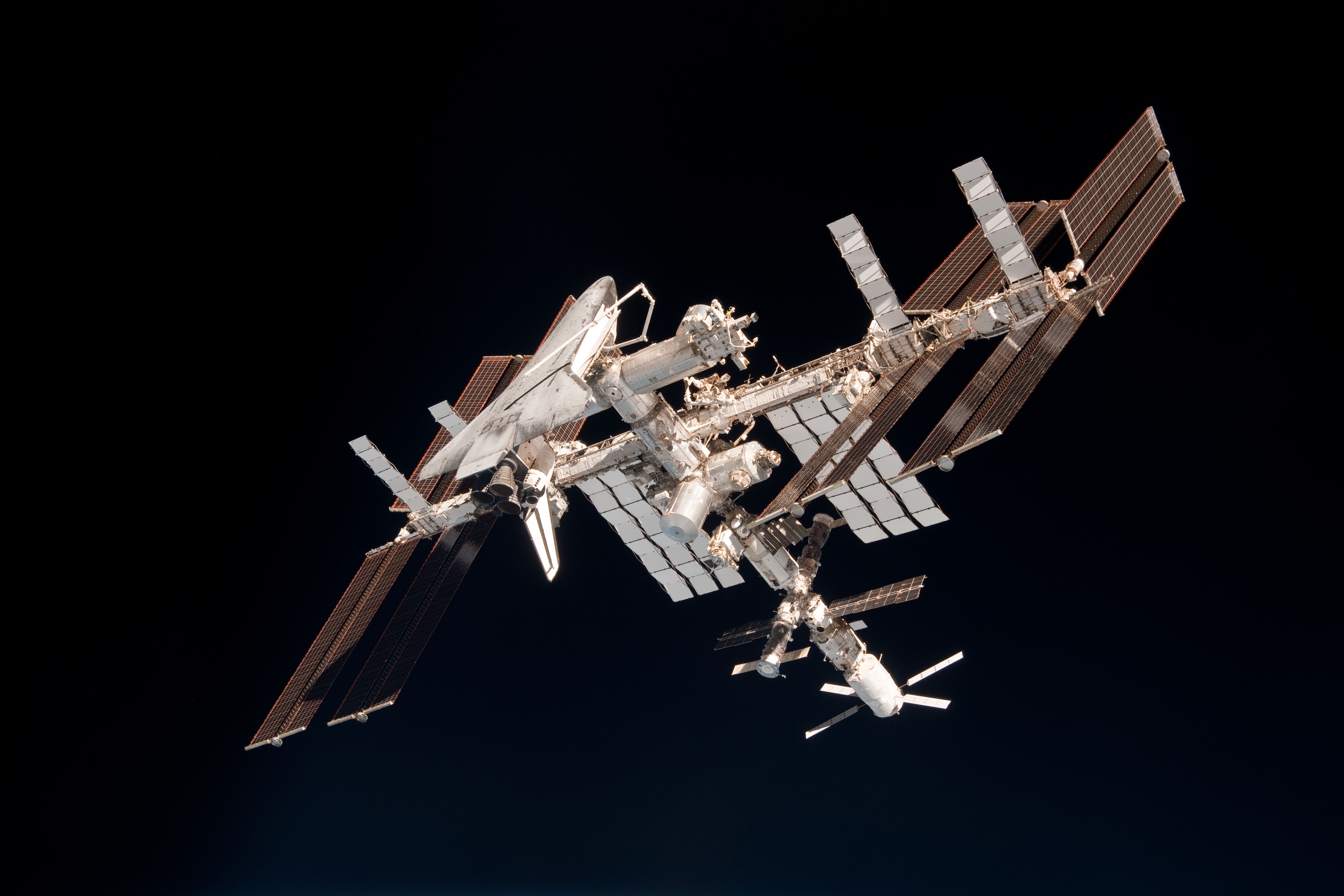 Iss Space Shuttle Nasa Station Endeavour