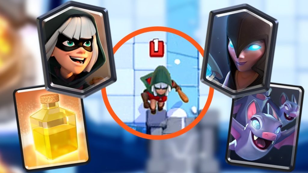 Clash Royale New Cards Bandit Heal Spell Bats Night