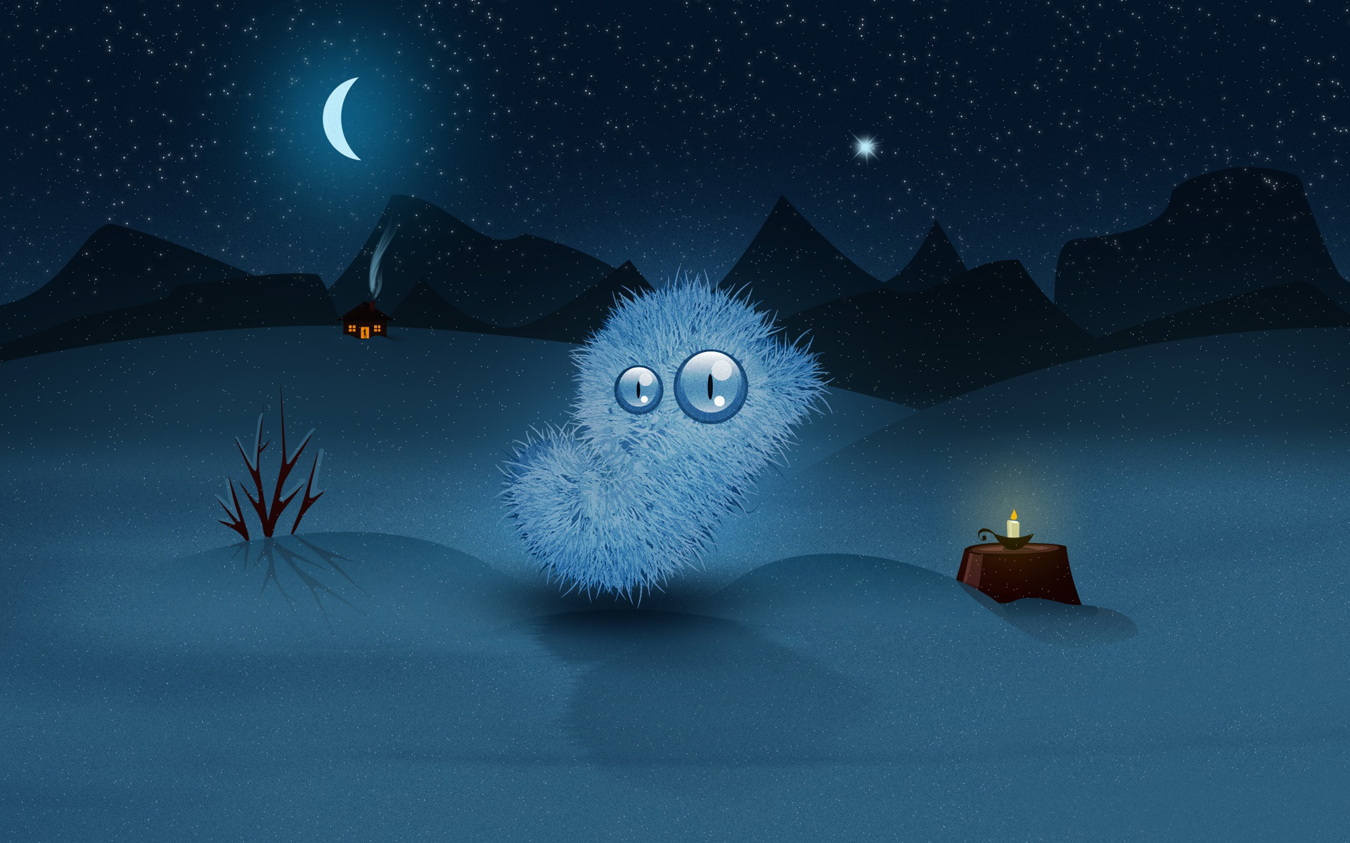 Winter Nights Wallpaper
