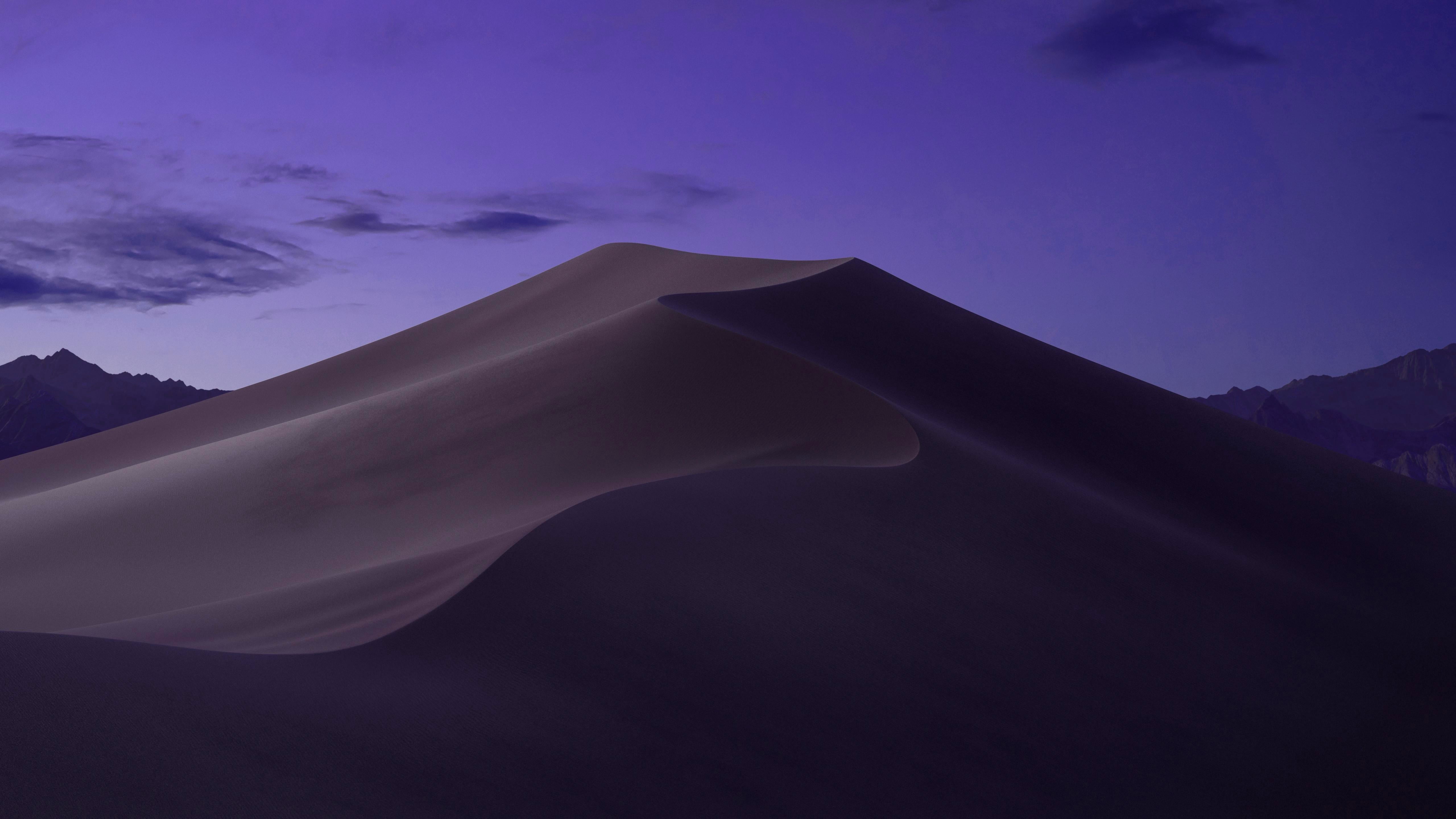 A More Purple Ish Version Of The Mac Os Mojave 4k Wallpaper