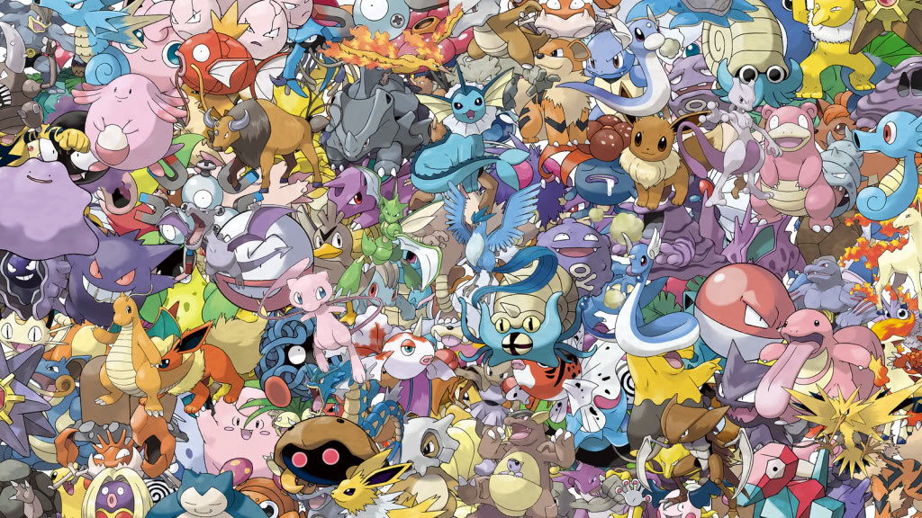 Kanto Pokemon Desktop Wallpaper All