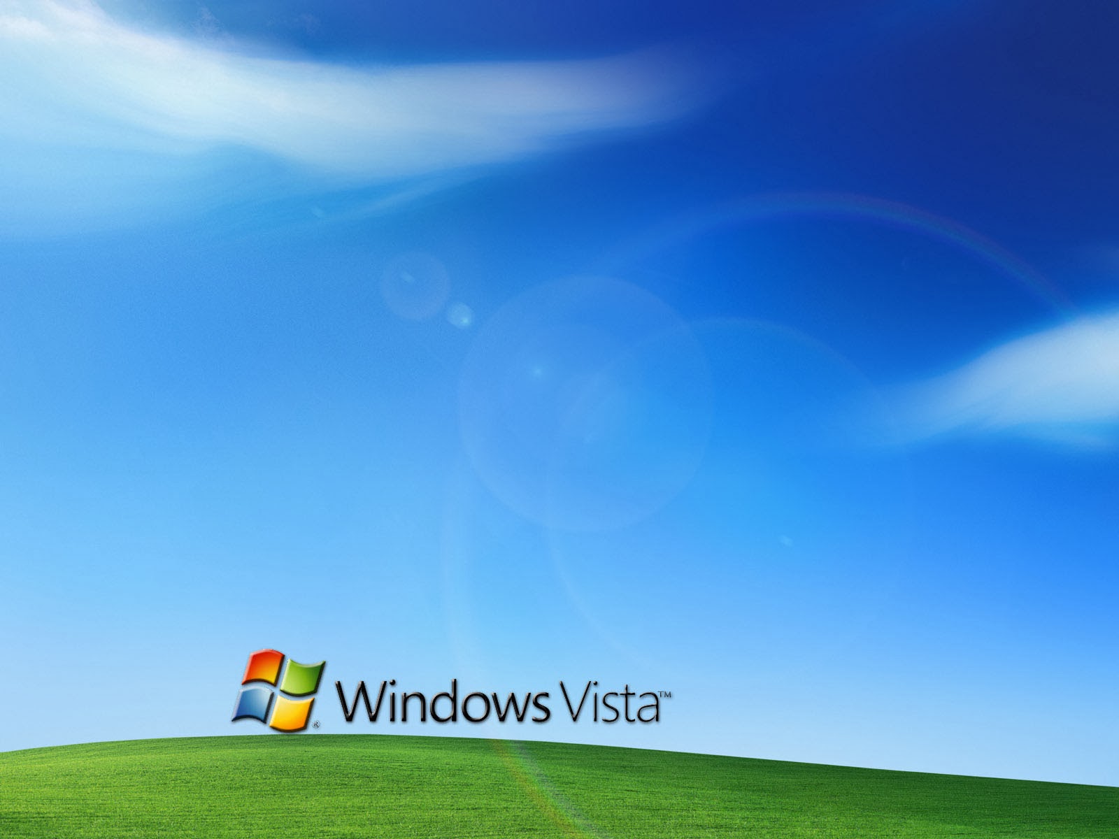 Windows Vista Bliss Wallpaper 3d HD