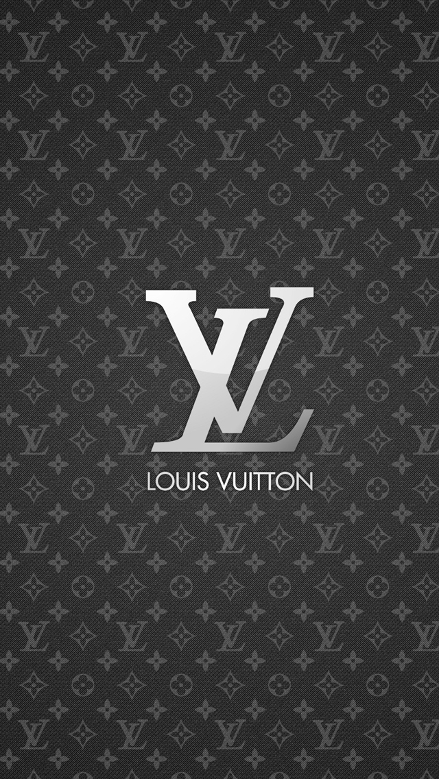 Download Golden Brown Louis Vuitton iPhone Wallpaper