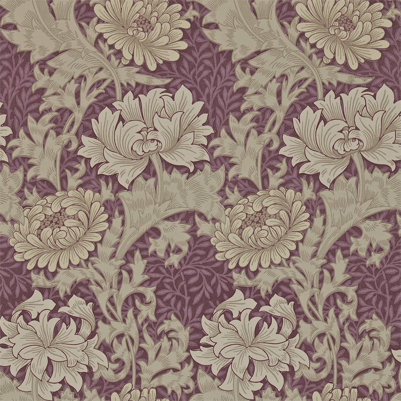 Home Wallpaper William Morris Co Archive Chrysanthemum