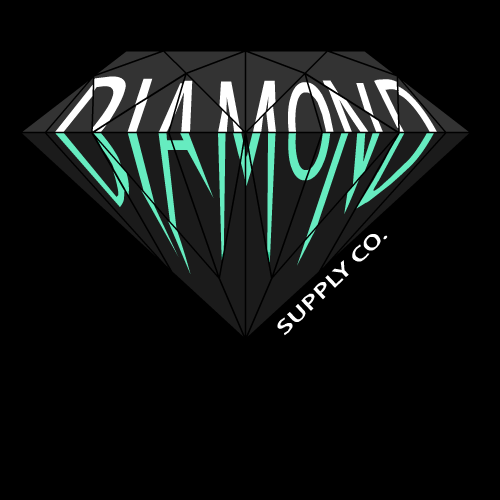 diamond supply co logo blue png