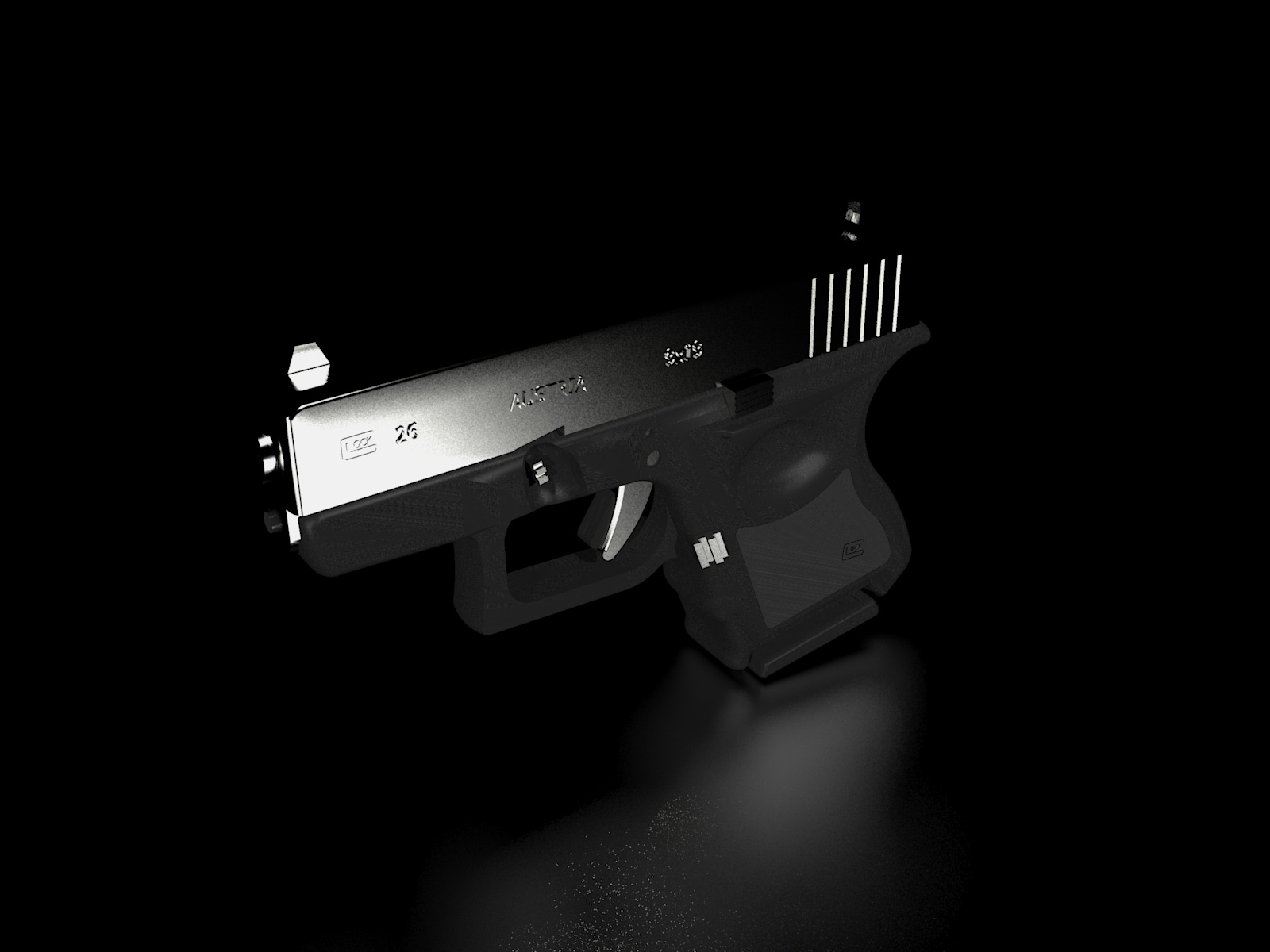 HD Glock Gun Image Wallpaper In High Resolution For