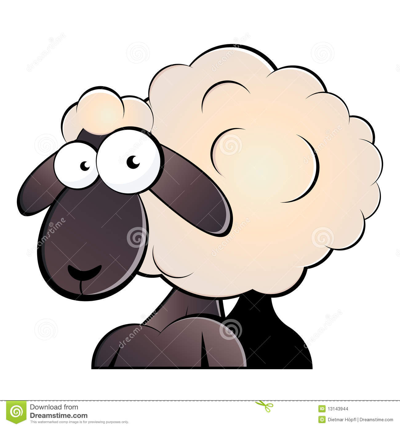 Lamb Cartoon Image Desktop Background