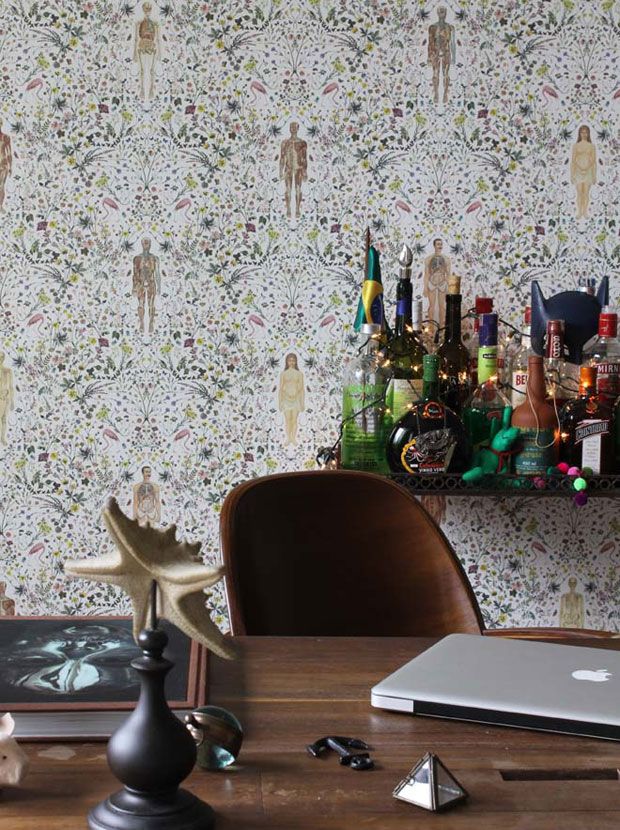 small home bar cool wallpaper decor Print and Pattern Pinterest