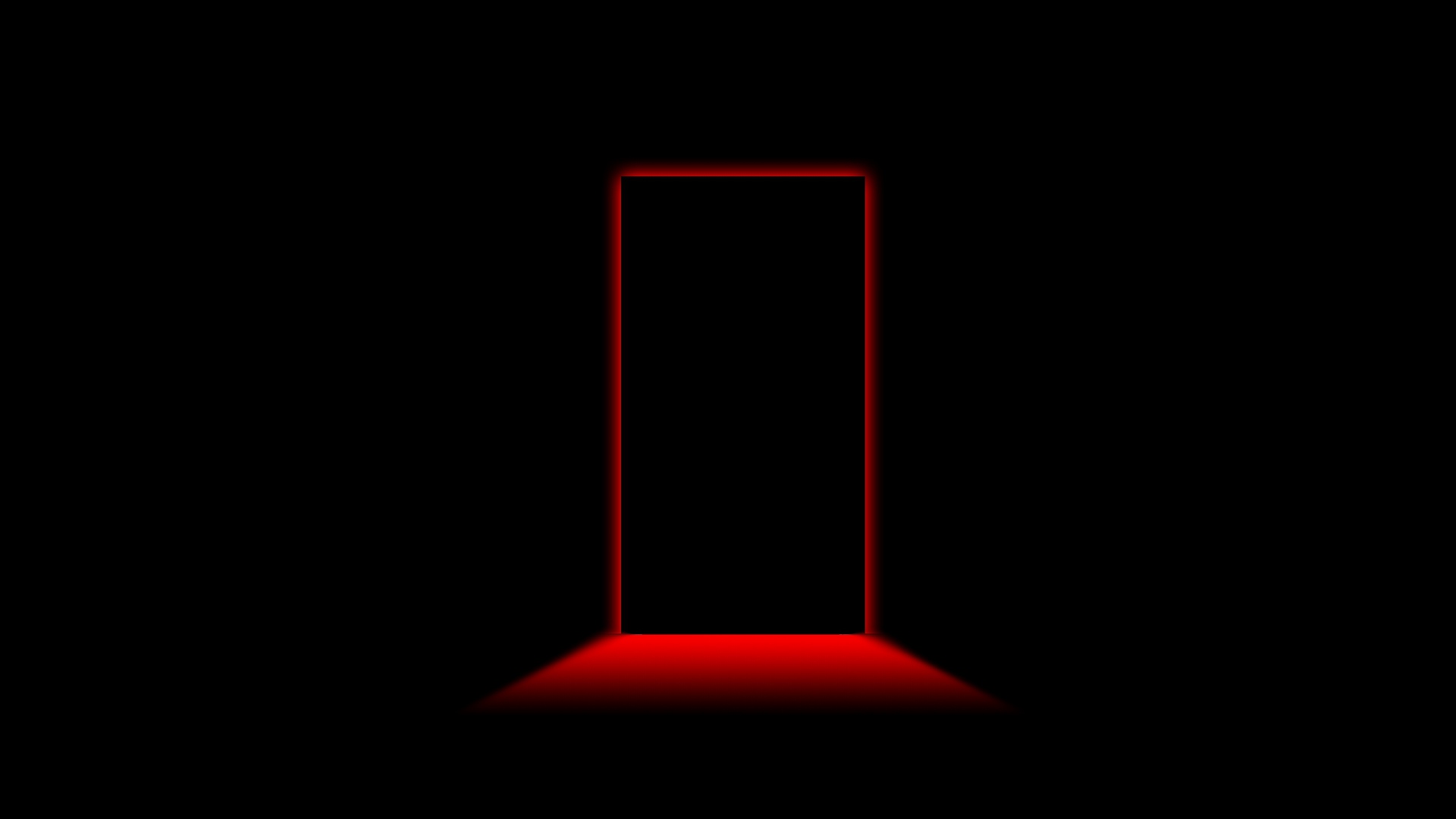 Door Light Shadow Black Red Wallpaper Background