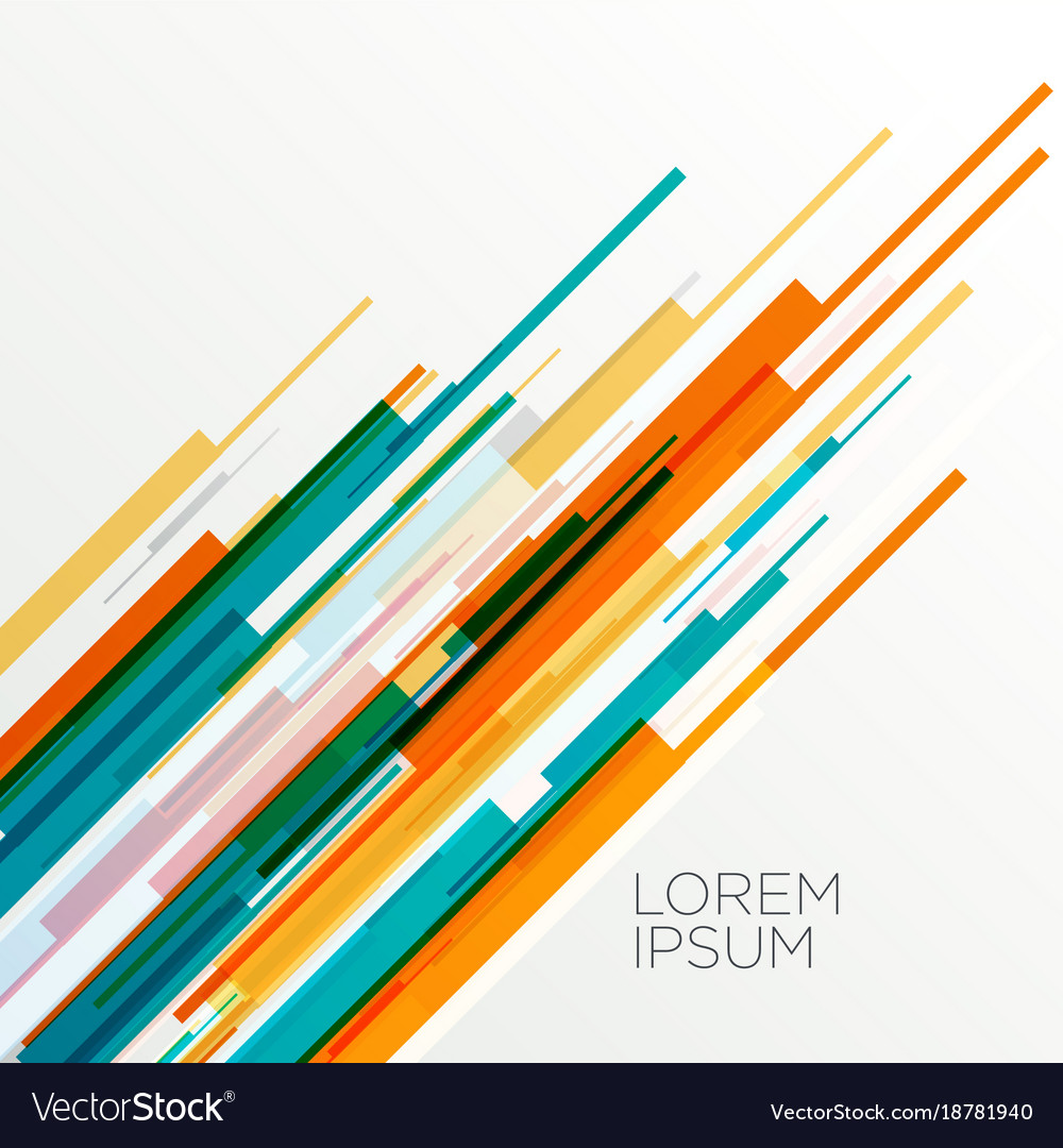 Abstract Diagonal Lines Background Design Vector Image