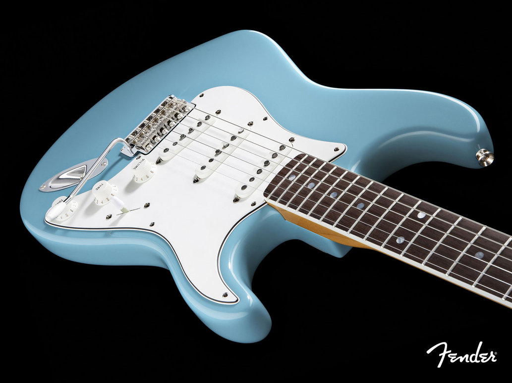 Blue Fender Strat Wallpaper By Cmdry72