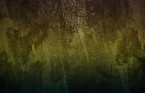 Green And Brown Wall Art Pattern Interior Wallpaper