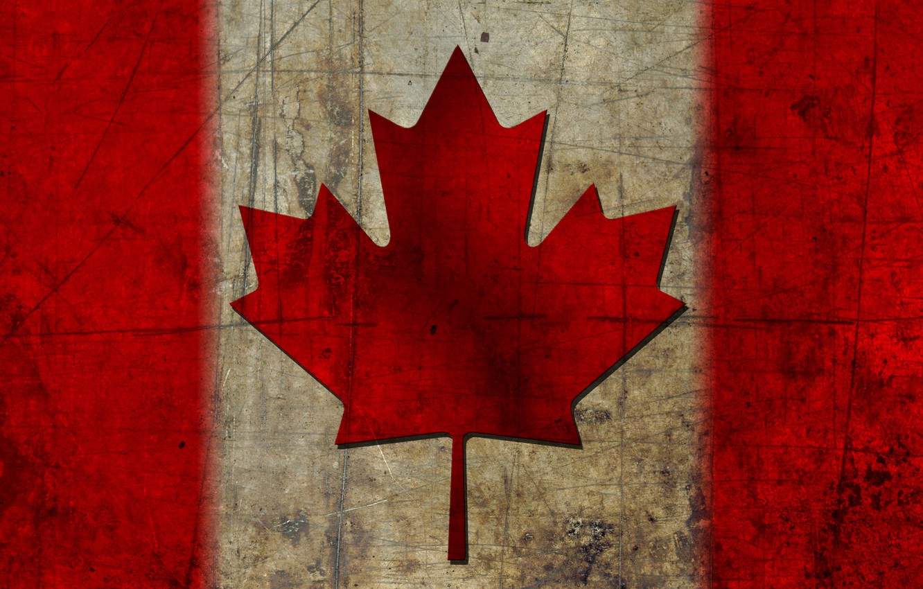 Wallpaper flag Canada maple leaf canada flag images for 1332x850