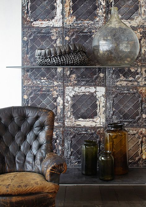 Pressed Tin Wallpaper By Nlxl