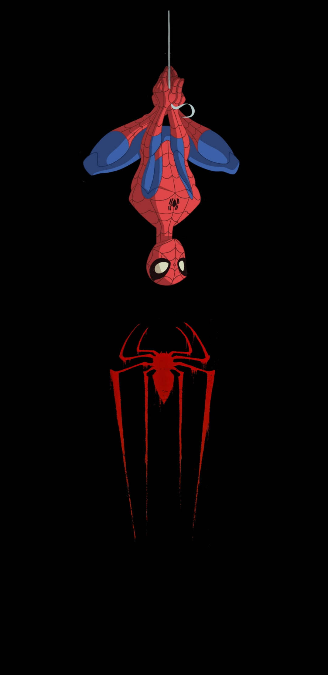 Spidey Logo Redmi Note Punch Hole Wallpaper