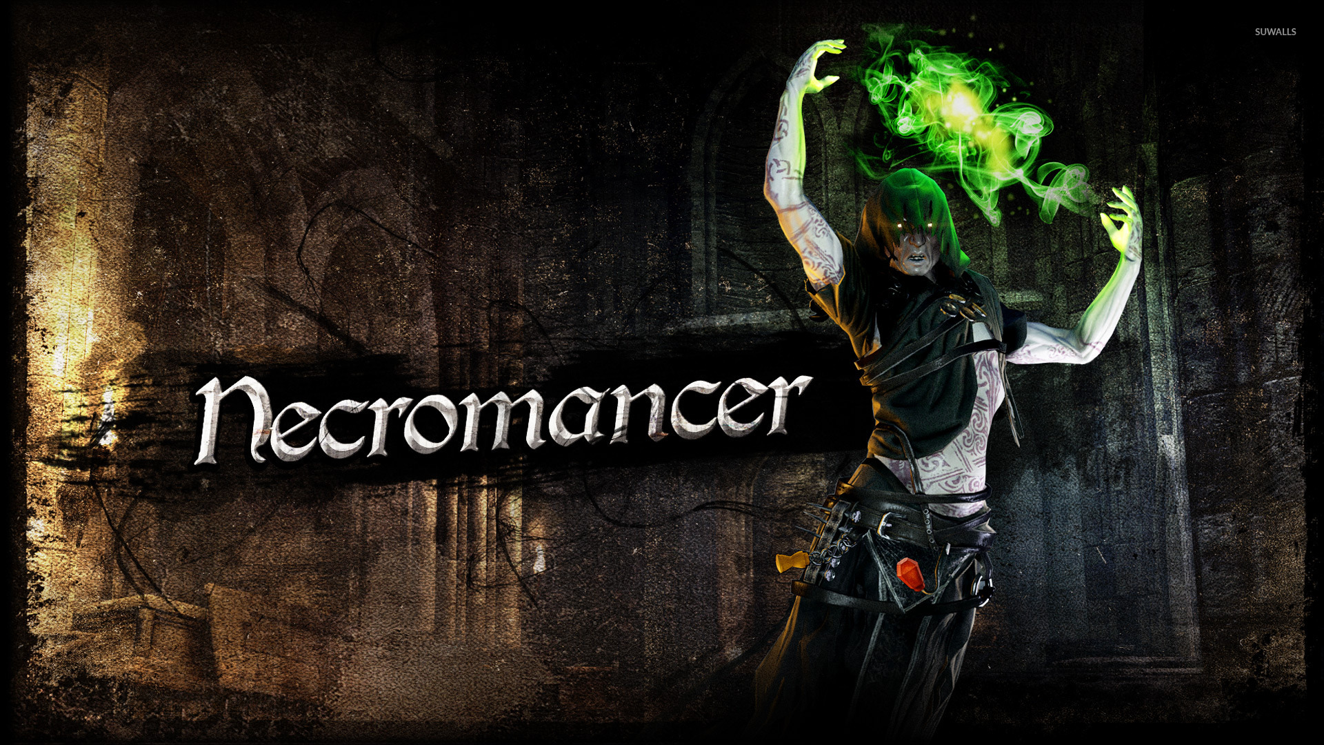 Necromancer Hellraid Wallpaper Game