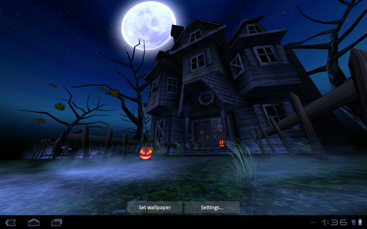 Haunted House HD Live Wallpaper Just in time for Halloween [Video