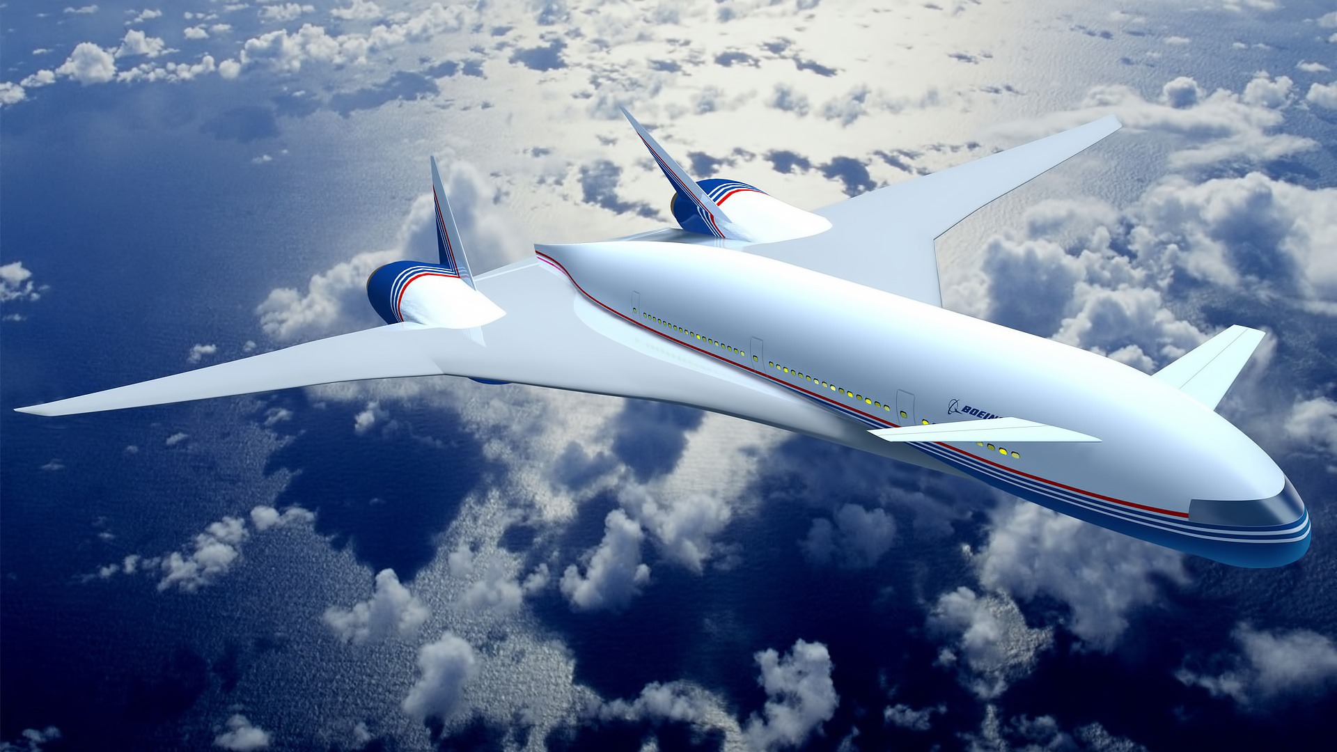 Boeing Concept Plane HD Wallpaper 4u