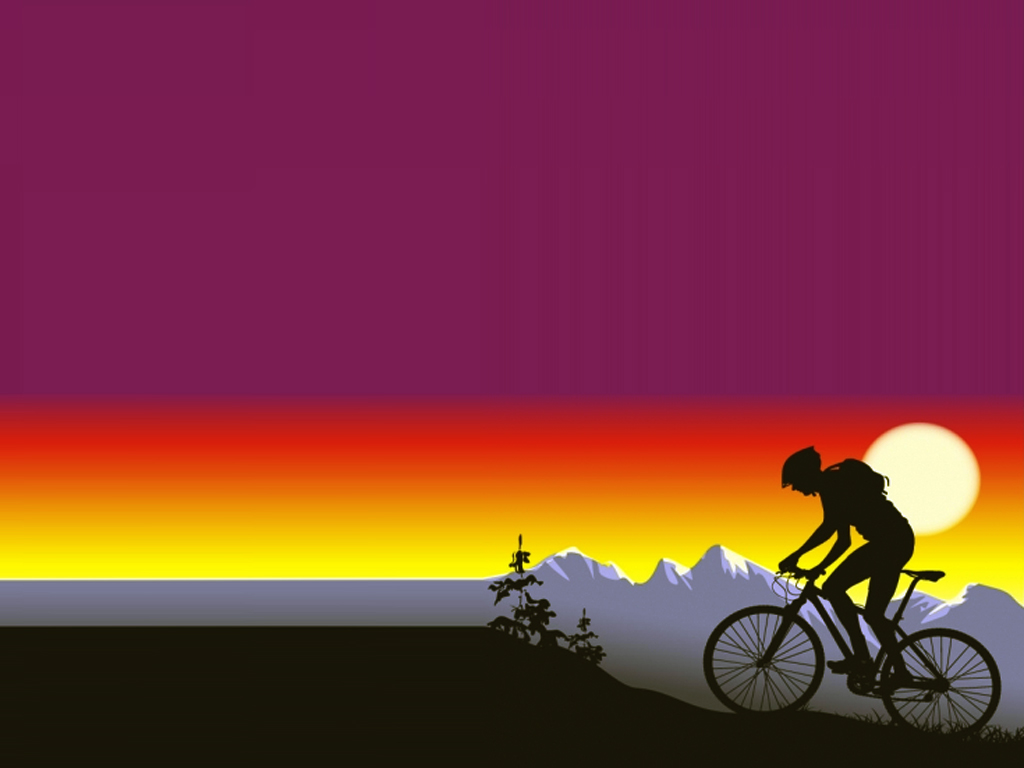Cycling Powerpoint Background Ppt