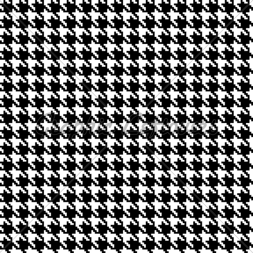 Second Seamless Vector Houndstooth Pattern In