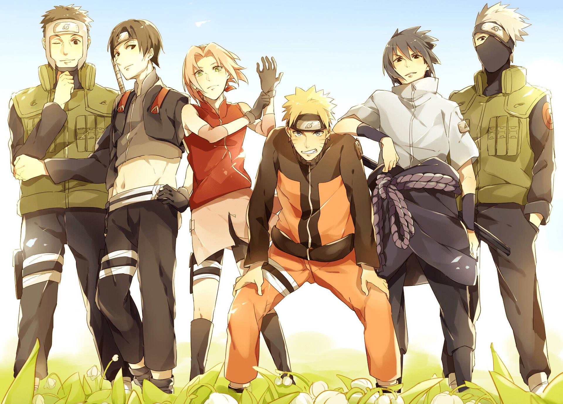 Team United Naruto Sakura And Sasuke Wallpaper