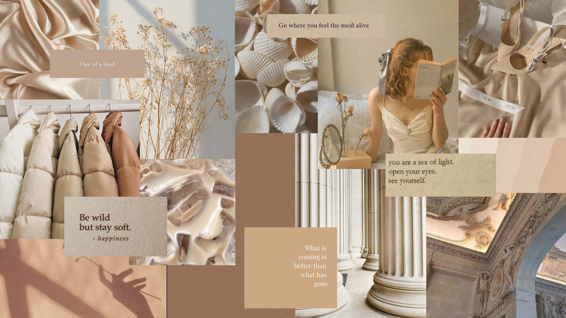 Beige Desktop Wallpaper
