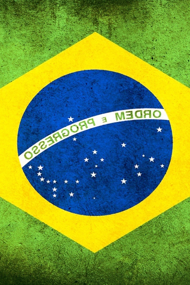 Flag Of Brazil iPhone HD Wallpaper