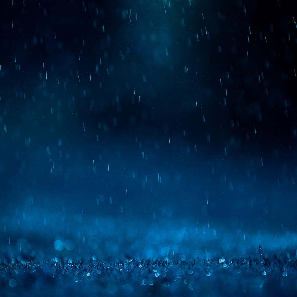 Awesome Blue Rain iPad Air Wallpaper Download iPhone Wallpapers