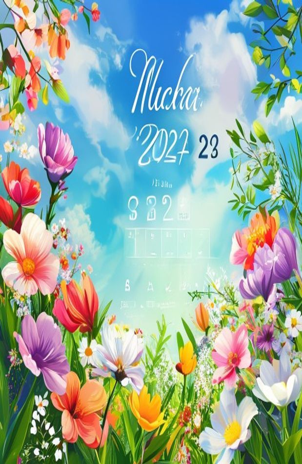 March Calendar Wallpaper