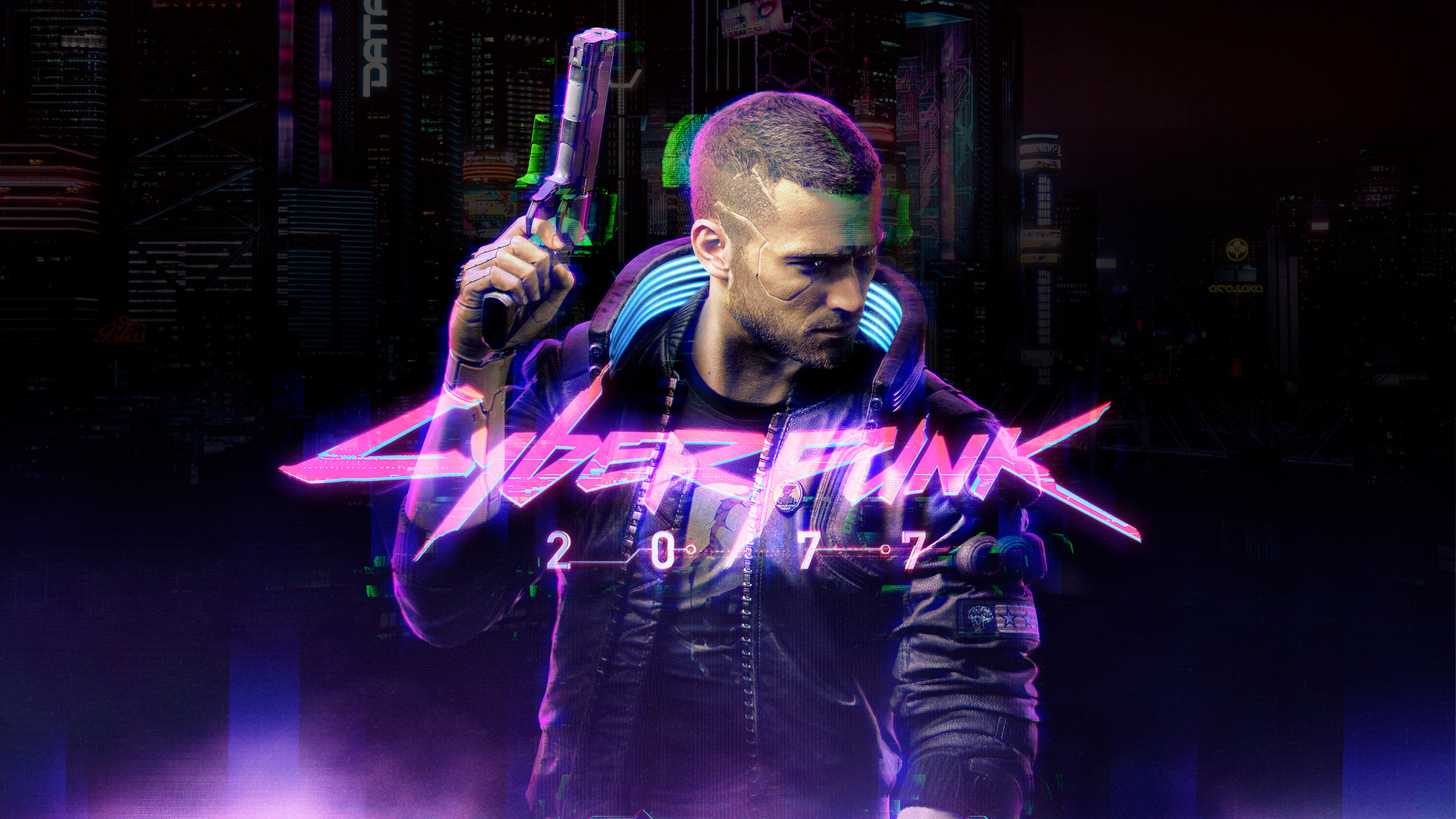 4k Cyberpunk Game Laptop Full HD 1080p Wallpaper