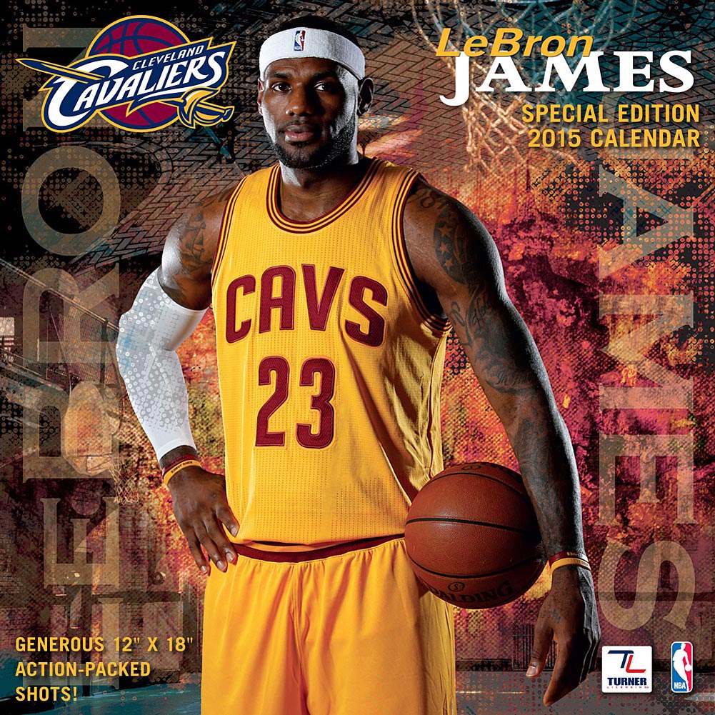 Sports Basketball Lebron James Special Edition Wall Calendar
