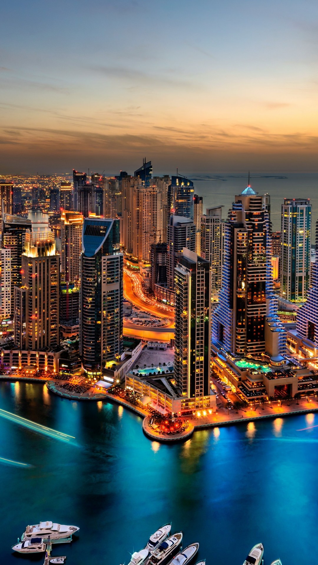Dubai Skyline Wallpaper for LG G2