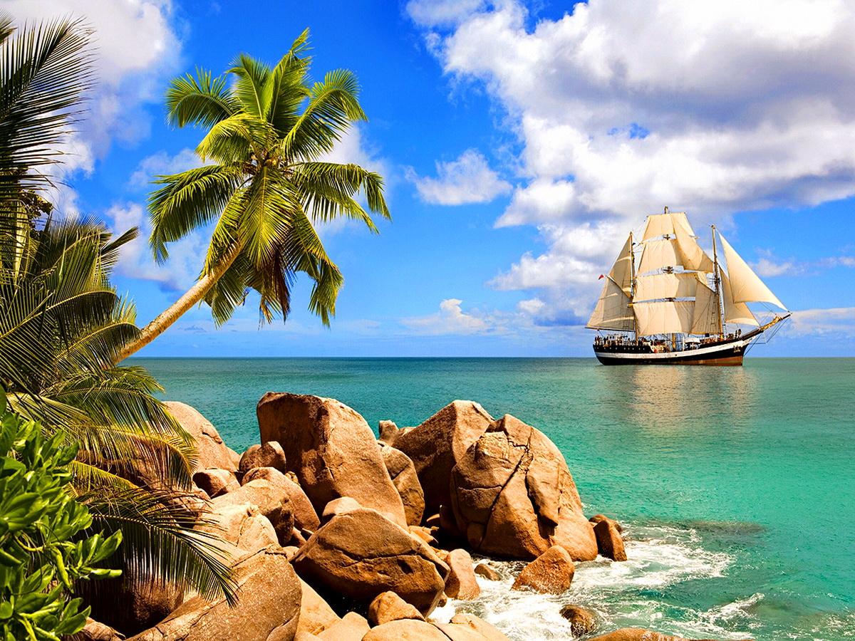 Seychelles Desktop HD Wallpaper