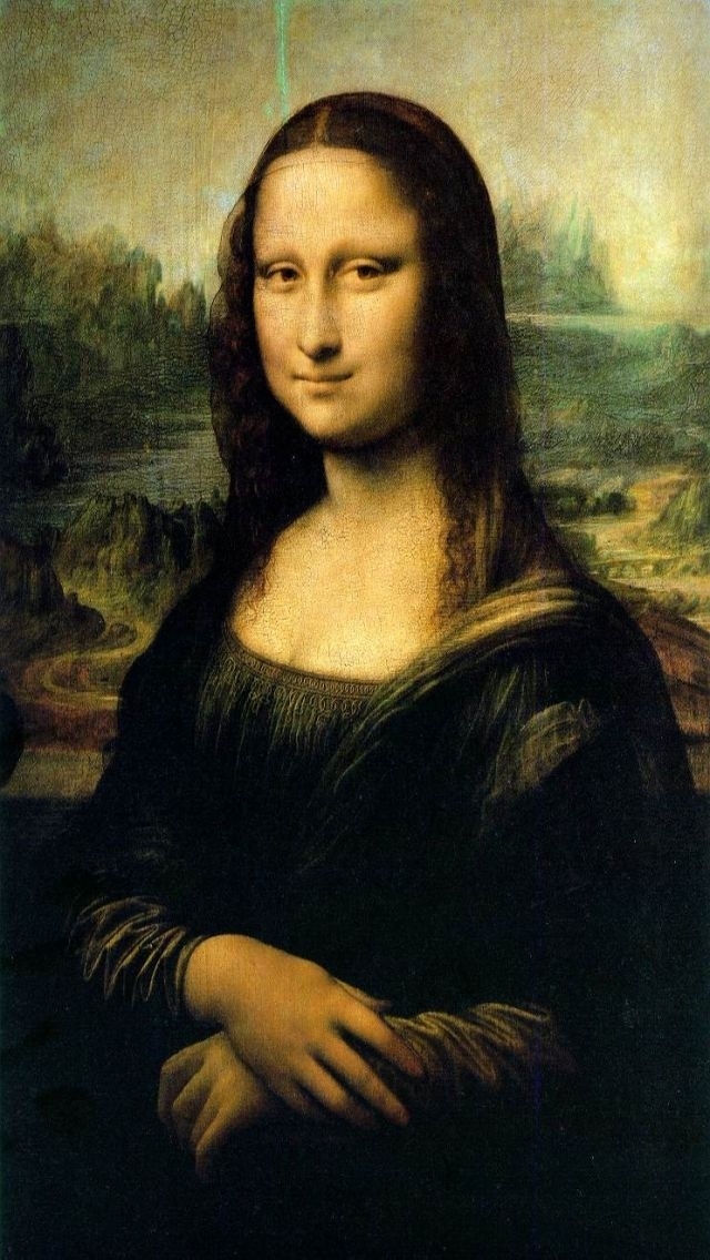 Mona Lisa Painting iPhone Wallpaper HD iPhonewalls
