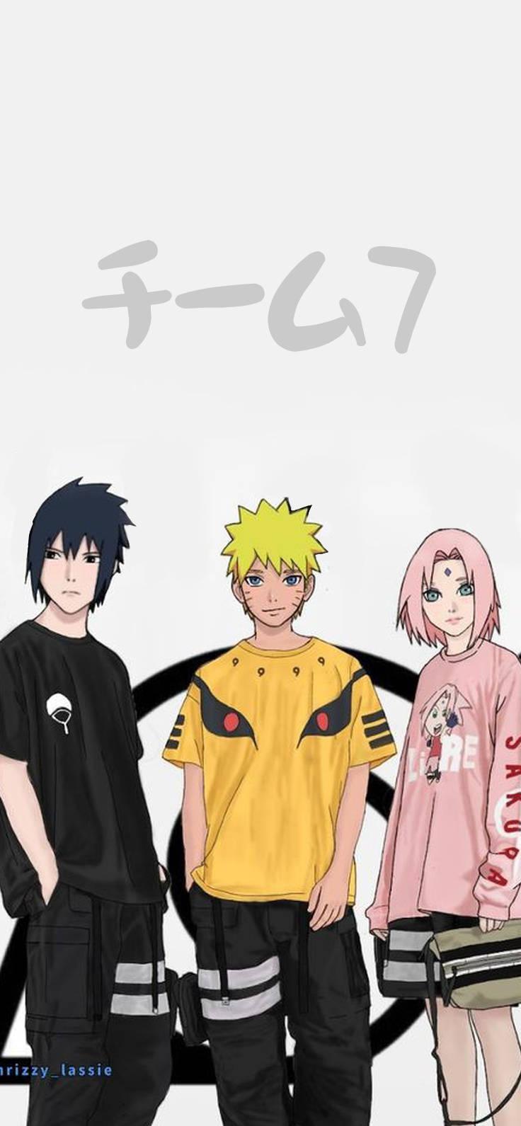Urban Team Naruto iPhone Wallpaper