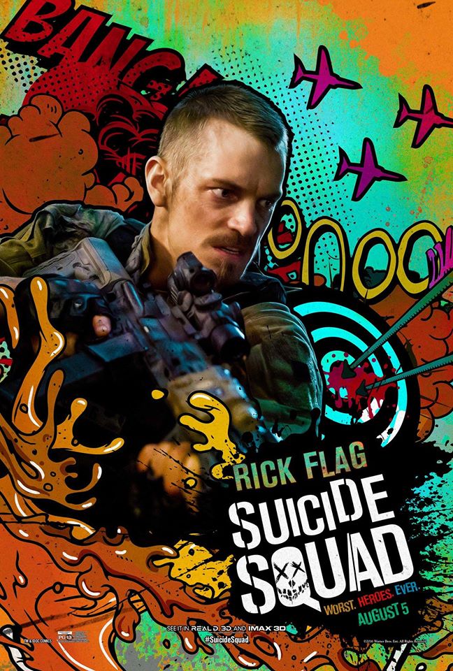 Suicide Squad Image Character Poster Rick Flag HD