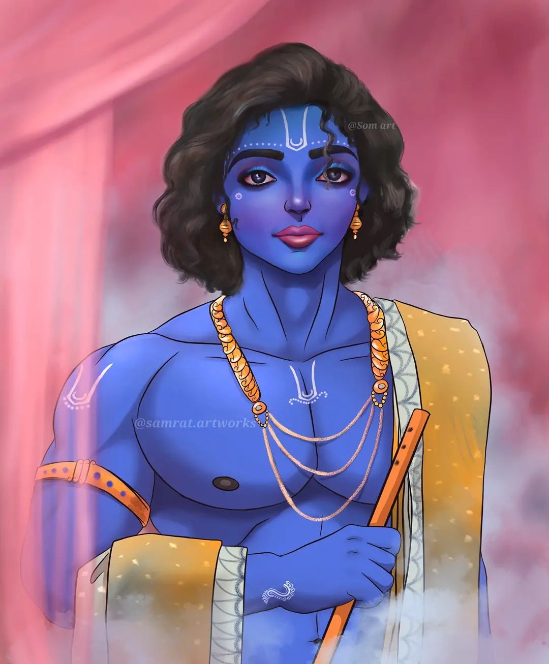 Krishna Cartoon Wallpaper